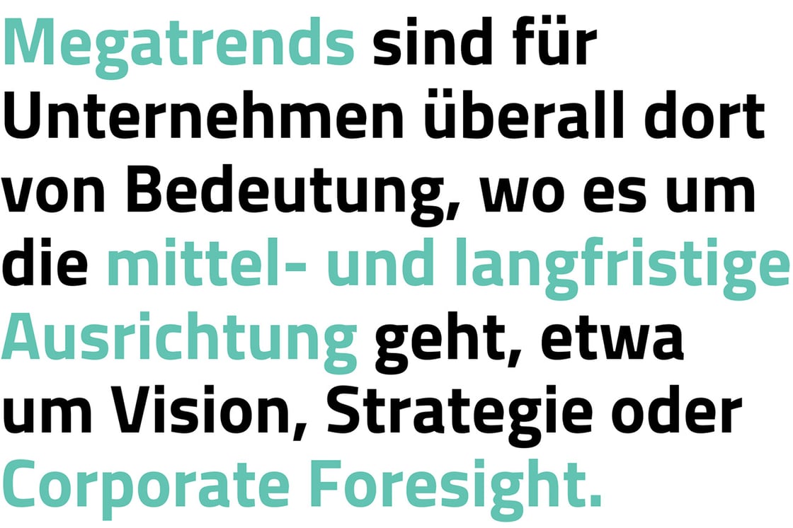 Header-Zitat Newsletter Megatrends Bedeutung